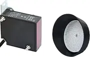 Supreform IP67 Waterproof 40 Feet Range 10-30VDC Retro-Reflective Photoelectric Beam Sensor for Gate Opener, Garage Door Sensor, Driveway Alarm Sensor Switch, Protective Metal Cover Included