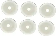TEMPNAP 6pcs Cutter Blades Fabric Cutting Blades Precise Cutting Blades Top-Class Cutting Blades Cutting Wheel Blades Durable Cutting Blades Rotary Blades for Quilting Silver