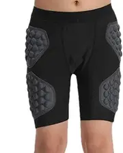 Hip Butt Padded Short Pants - Short Pants Protective Gear, Kids Butt Pad Compression Shorts | Protective Compression Underwear with Butt Pads, Skating Butt Pad Guard impactt Crash Pants for Snowboard