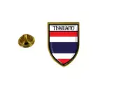 pins pin's flag national badge backpack hat shield world thailand