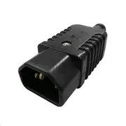Dynamix PA-IEC14 IEC Plug Male C14 - 10A - Re-wireable - Screw Terminals [PA-IEC14]