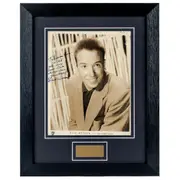 Dick Wesson Personally Signed Personalised portrait 8 x 10 Photograph Framed