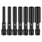 Thin Wall Socket Set Extended Reach Perfect for Electric and Ratchet Wrench