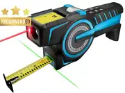 Digital Tape Measure, 3-in-1, 100M Laser, Auto Lock, App Sync, Replaceable Tape