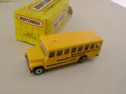 1993 MATCHBOX SUPERFAST MB 47 CARPENTER HIGH SCHOOL BUS NEW IN BOX
