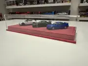 Set of 3 1/64 JDM Nissan Skyline GT-R GTR R32 R33 R34 Diecast Model Cars Case