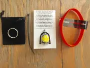 SMILEY FACE GREMLIN BELL COMPLETE MOTORCYCLE KIT WITH WRISTBAND