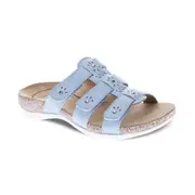 Scholl Andrea Slide Sandal - Light Blue