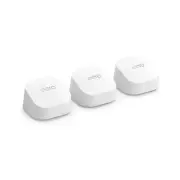 eero 6+ Dual Band AX3000 Wi-Fi 6 Router Mesh System - White (3-Pack) - NEW