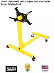 1000lb Engine Stand Vehicle Engine Block Stand w/360 Degree Rotating Head