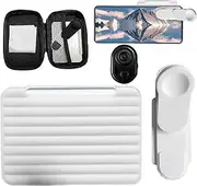 Camera Mirror Reflection Clip Kit - Mobile Mirror Selfie Clip Reflector | Strong Adhesive Mobile Phone Supplies for Travel, Camping, Other Outdoor Activities