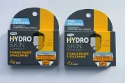 Schick HYDRO Skin Comfort Stubble Eraser Men’s Razor Blade Refills 2 PKG's