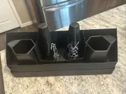 Tesla cyber Beer Steins, Empty Clean Bottles, And Collectors Display Box.