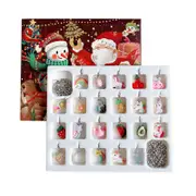 Catzon Christmas Advent Calendar for Girls DIY Jewelry Making Kit with Bracelet and Necklace-Unicorn