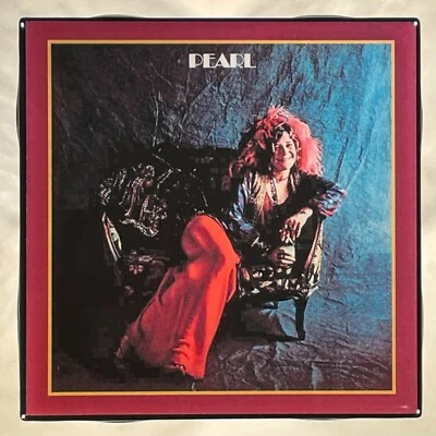 JANIS JOPLIN Pearl Coaster Custom Ceramic Tile