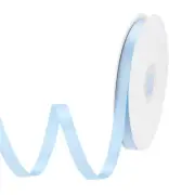 3/8" 33 Yard Double Faced Solid Satin Ribbon Polyester Fabric Light Blue
