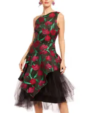 Eva Franco Basque Dress