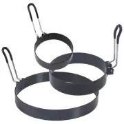 Brush Griddle Pancake Shapers Fried Egg Ring Round Set Use Brush Fried Egg Ring