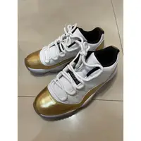 在飛比找蝦皮購物優惠-正版全新Jordan 11代 low白金低筒 US8.5/2