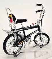 Toyway 1/12 - Chopper MK2 Model Bicycle Black Retro 70's Bike The Hot One