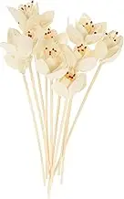 10Pcs Flower Essential Oil Diffuser Sticks Aromatic Diffuser Wands for Home Decor Elegant Flower Design for Spa Indoor Fragrance