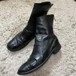 尺寸45 GUIDI 男靴 馬皮拉鏈靴