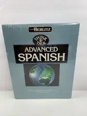 New Berlitz Think & Talk ADVANCED Spanish Cassette Tapes, Books & Dictionary