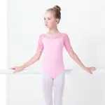 兒童舞蹈服夏季幼兒女童芭蕾舞服裝連體服練功服考級服體操服