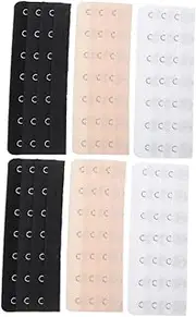 [OFFIGAM] Easy to Use Bra Clip Extenders Bra Extension Hooks Stainless Steel for