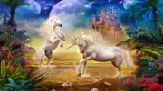Magic Unicorns Myths And Legends Fantasy Canvas Print Home Decor Wall Art GIFT