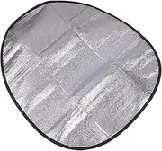 Windshield Sunshade Car Steering Wheel Sun Shade Cover Sunshade Reflective Protector Silver Aluminum Film Car Sun Sunshade Protection 44 * 50cm Front Windshield Sun Shade