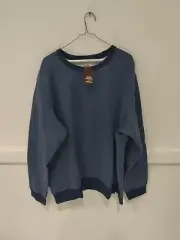 NWT Blake Shelton X Lands' End Men Serious Sweatshirt Blue Size S $80 FLI173
