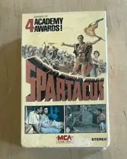 SPARTACUS (1960) Sealed Betamax MCA 2-Tape Stanley Kubrick Roman Epic Gladiator