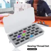 28 Grid Bobbin Box Thickened Sponge Fixed Empty Sewing Machine Storage Case