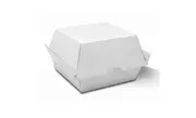 Burger Box - White Corrugated 250pc/ctn