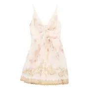 [Zimmermann] Zimmermann Hypnotic Trimmed Mini Dress II NUMERIC NEUTRALS