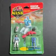1986 KENNER MASK RESCUE MISSION BRUCE SATO FIGURE SEALED ON CARD