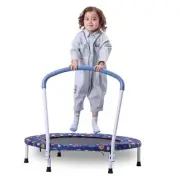 36"/55" Trampoline for Kids, Mini Toddler Trampolines Indoor with Basketball