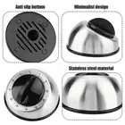 Stainless Steel 60 Minutes Mechanical Wind Up Time Reminder Countdown Timer BK