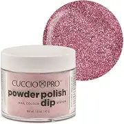 Cuccio Colour Powder Polish - Formula For Manicures And Pedicures - Highly Pigmented And Finely Milled - Durable Finish With Flawless Rich Color - Barbie Pink - 45 G Nail Powder