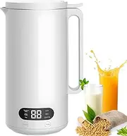 Nut Milk Maker Machine, 350ML Oat Milk Maker, 8-in-1 Soy Milk Maker with 12H Timer/Auto-Clean/Keep Warm, Milky Plant Machine, Soybean Milk Machine for Home