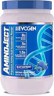 Evo Aminoject BCAA Powder 470 g, Blue Raspberry (30 Servings)