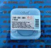 STIHL Genuine MS391 Piston Rings 49 x 1.2mm # 1140 034 3001