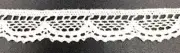TRIMPLACE White 1/2" Baby Cluny - 18 Yards