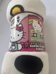 Rare New Hello Kitty Plush Throw Blanket 46” X 60” By Sanrio