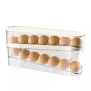 Automatic Rolling Egg Box Refrigerator Door Storage Household Anti-drop