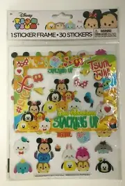 Disney Tsum Tsum Frame & 30 Stickers Scrapbook Craft