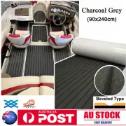 Charcoal Grey Boat Flooring EVA Foam Marine Teak Decking Carpet，Nonskid Mats