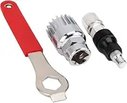 TOGEVAL 1 Set Multi Function Portable Bike Wrench Tool Crank Puller Shaft Remover for Bottom Bracket Durable Wear Resistant Design for Cycling Repair and Maintenance