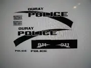 Ouray Colorado Police Jeep Decals 1:64 two for one money